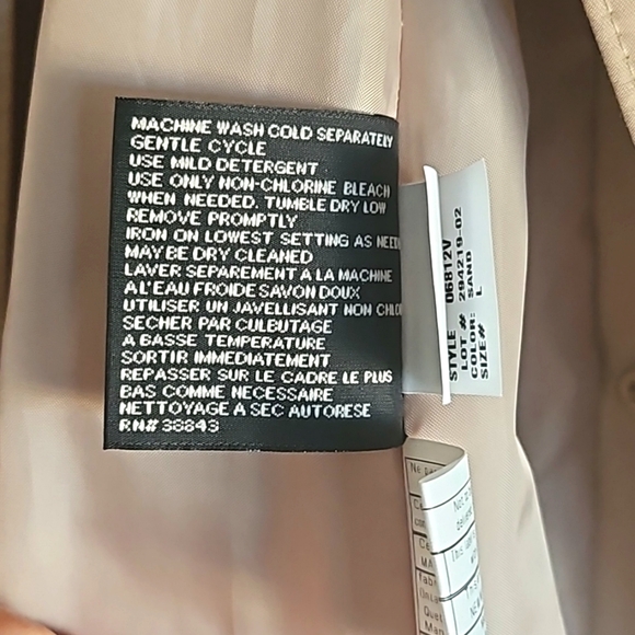 Via Spiga Double Breasted Belted Trench Coat Large - Picture 9 of 9